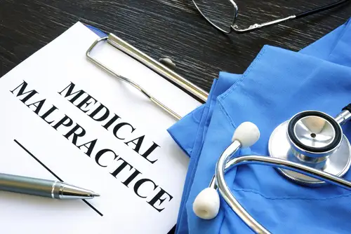 San Diego Medical Malpractice Lawyer Medical malpractice lawsuit and stethoscope, medical malpractice attorney concept
